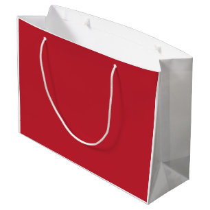 Sacola Para Presentes Grande Vestuário vermelho, rosa e laranja pendurado lado 