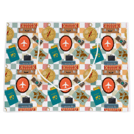 Sacola Para Presentes Grande Viagem de Férias Verificadas Retroativamente Consi