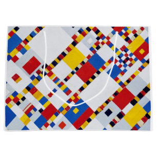 Sacola Para Presentes Grande Victory Boogie Woogie, Mondrian