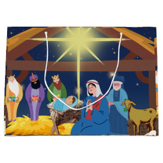 Sacola Para Presentes Grande Vida de Natal