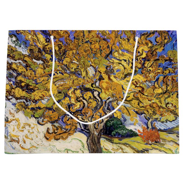 Sacola Para Presentes Grande Vincent van Gogh - A Árvore da Morberry (Frente)