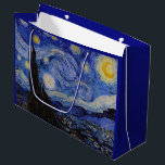 Sacola Para Presentes Grande Vincent Van Gogh - A noite de Starry<br><div class="desc">A Noite Estrelada / La nuit etoilee - Vincent Van Gogh em 1889</div>