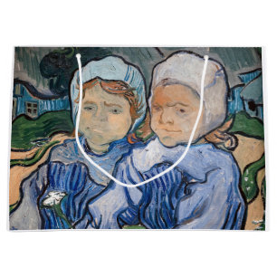 Sacola Para Presentes Grande Vincent van Gogh - Duas Meninas