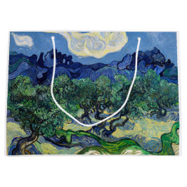 Sacola Para Presentes Grande Vincent van Gogh - Oliveiras com os Alpilles