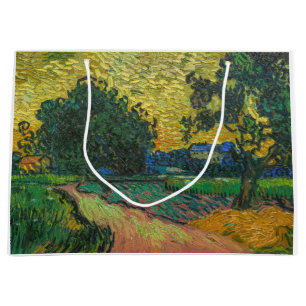 Sacola Para Presentes Grande Vincent van Gogh - Paisagem em Twilight
