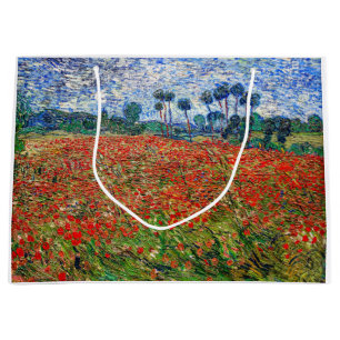 Sacola Para Presentes Grande Vincent van Gogh - Poppy Field