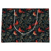 Vintage Cardinal Gift Bag