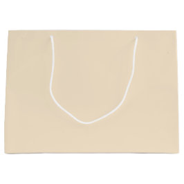 Sacola Para Presentes Grande Vintage Tan Solid Color