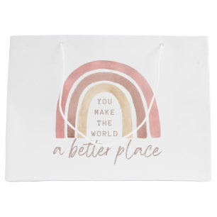 Sacola Para Presentes Grande Você Torna O Mundo Um Lugar Melhor Para O Saco Do