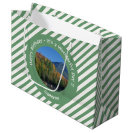 Sacola Para Presentes Grande Whiteface Mountain, Adirondack Autumn Party Items