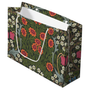 Sacola Para Presentes Grande William Morris Blackthorn Garden Flower Classic