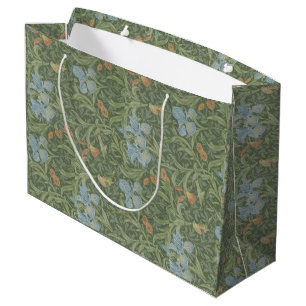 Sacola Para Presentes Grande William Morris Vintage deixa uma ave oral íris