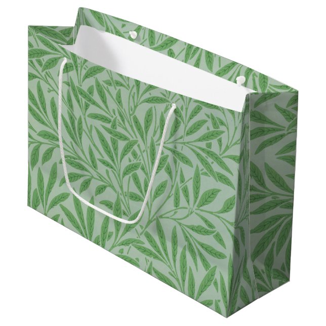 Sacola Para Presentes Grande Willow Pattern, William Morris Large Gift Bag (Frente inclinada)