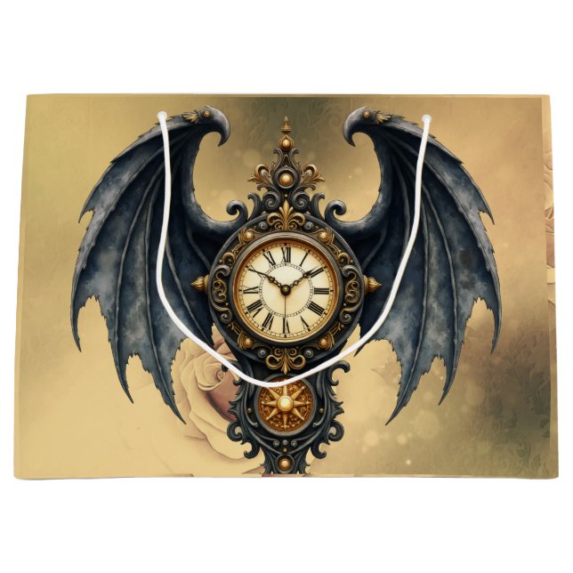 Sacola Para Presentes Grande Wings of Eternity – The Timeless Guardian.  (Frente)