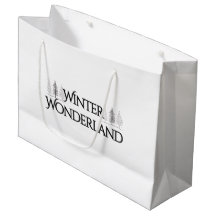 Wonderland de inverno - Texto Elegante e Pinheiros