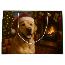 Yellow Labrador Retriever Holiday