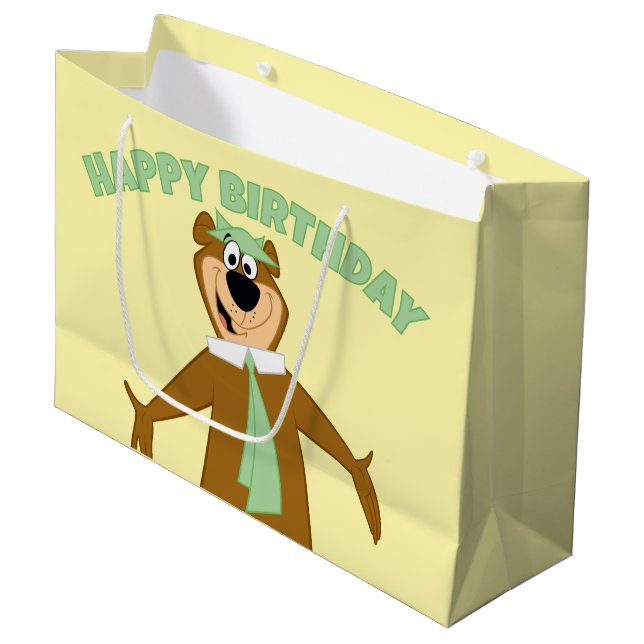 Sacola Para Presentes Grande Yogi Bear Welcome (Frente inclinada)