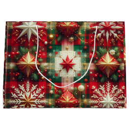 Sacola Para Presentes Grande Yuletide Joy