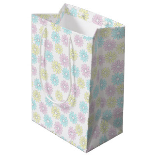 SACOLA PARA PRESENTES MÉDIA 花 パステル