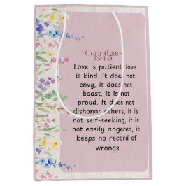 Sacola Para Presentes Média 1 Imagem Versa de Bíblia 13:4-5