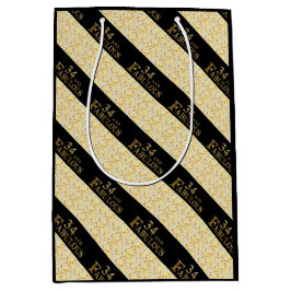 Sacola Para Presentes Média 34º Aniversário 