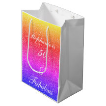 50 E Fabuloso Branca De Brilho Púrpura De Aniversá