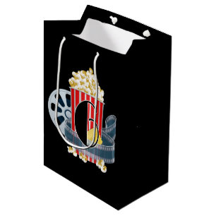 Sacola Para Presentes Média 6 de Festa de aniversário de filmes unisex