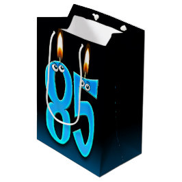 Sacola Para Presentes Média 85. º Aniversário Velas Médias para Presente