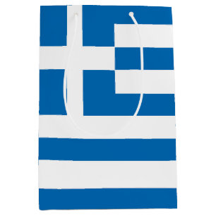Sacola Para Presentes Média A bandeira Nacional da Grécia