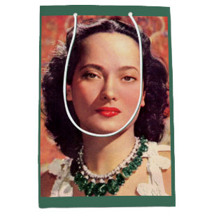 Sacola Para Presentes Média a bela Merle Oberon