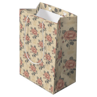 Sacola Para Presentes Média A essência do padrão de graça em flor