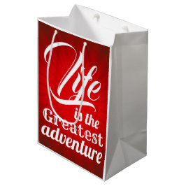 Sacola Para Presentes Média A vida é a maior aventura