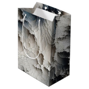 Sacola Para Presentes Média Abstrato Contemporâneo de Suporte