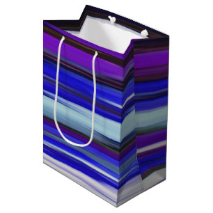 Sacola Para Presentes Média Abstrato nº 2: Desfocamento do Ultravioleta