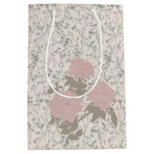Sacola Para Presentes Média Acalmando Eva e Blooms, Tropical Romance Gift Bag