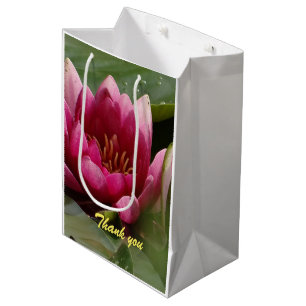 Sacola Para Presentes Média Água rosa