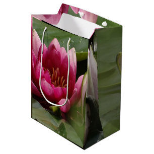 Sacola Para Presentes Média Água rosa