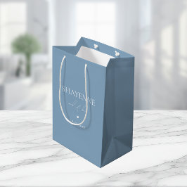 Sacola Para Presentes Média Algo Azul Antes de Eu Fazer Favor à Dama de Honra