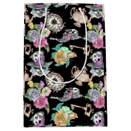 Sacola Para Presentes Média Alice no País das Maravilhas Fornece Papel de Emba