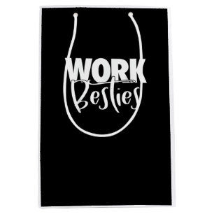 Sacola Para Presentes Média Amigos do Trabalho - Besties do Trabalho