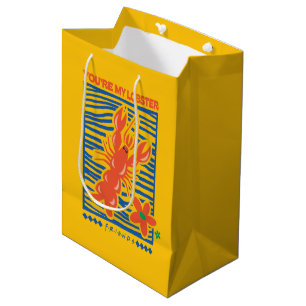 Sacola Para Presentes Média AMIGOS™ Você é o meu gráfico de lagosta vibrante