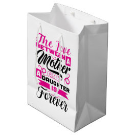 Sacola Para Presentes Média Amor de mãe e filha no Dia das Mães 