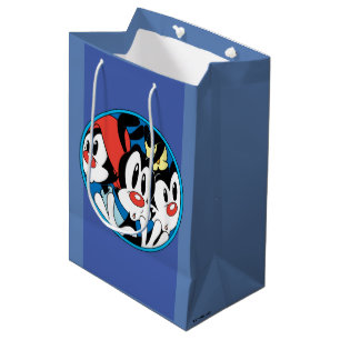 Sacola Para Presentes Média Animaniacs Gráfico do círculo dos irmãos Warner