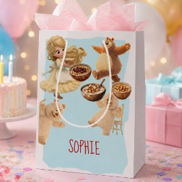 Sacola Para Presentes Média Aniversário da Goldilocks