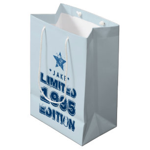 Sacola Para Presentes Média Aniversário de 21 anos 1995 ou ALGUM aniversário