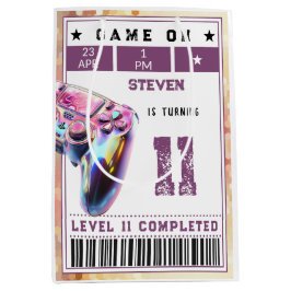 Sacola Para Presentes Média aniversário de criança videos games