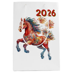 Sacola Para Presentes Média Ano Novo Chinês 2026 