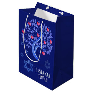 Sacola Para Presentes Média Ano Novo Judaico   Rosh Hashanah Gift Bags