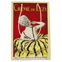 anúncio da beleza francesa art nouveau Creme de Lu