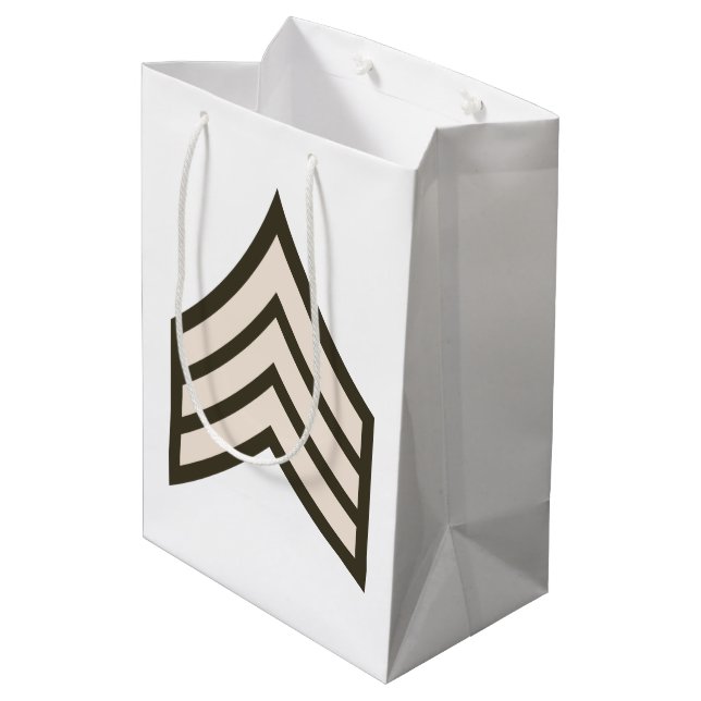 Sacola Para Presentes Média Army Sergeant rank (Verso inclinado)